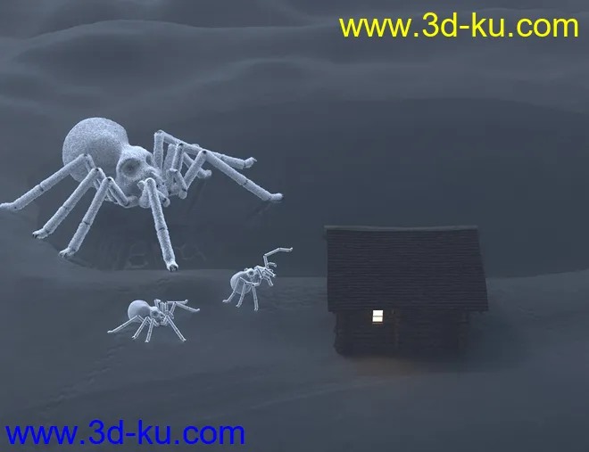 Aracranium Oso Skull Spider模型的图片9