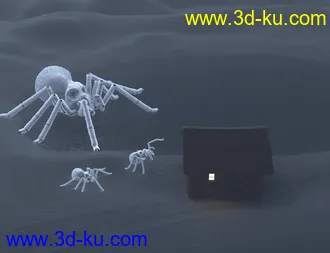 3D打印模型Aracranium Oso Skull Spider的图片