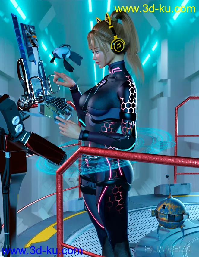 Areta for Genesis 8 Female and Genesis 8.1 Female模型的图片1