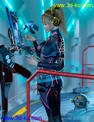 3D打印模型Areta for Genesis 8 Female and Genesis 8.1 Female的图片