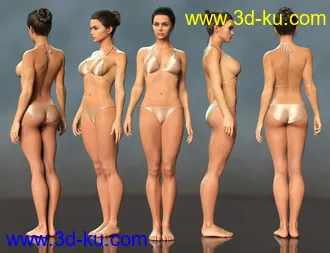 3D打印模型Arianna HD for Genesis 8 and 8.1 Female的图片