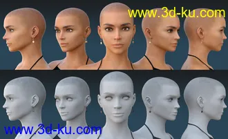 3D打印模型Arianna HD for Genesis 8 and 8.1 Female的图片