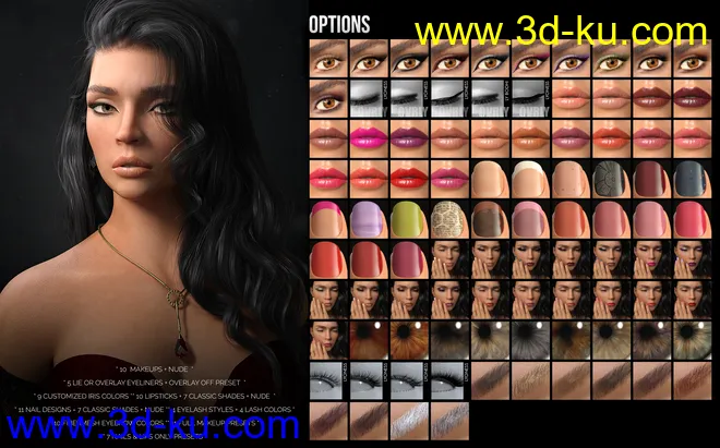 Arianna HD for Genesis 8 and 8.1 Female模型的图片10