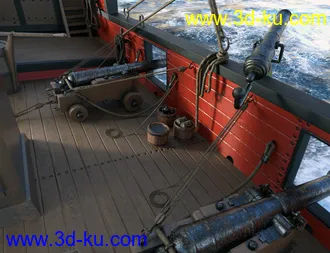 3D打印模型Armed Virginia Sloop的图片