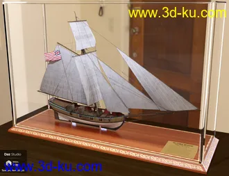 3D打印模型Armed Virginia Sloop的图片