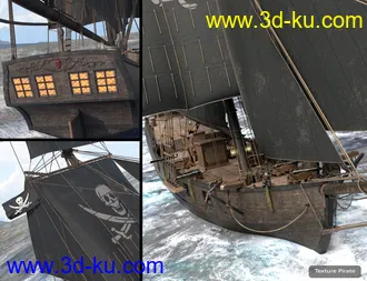 3D打印模型Armed Virginia Sloop的图片