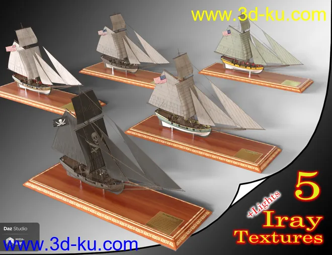 Armed Virginia Sloop模型的图片18