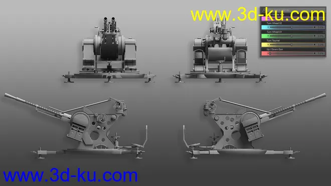 Artillery Machine Gun模型的图片2