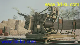 3D打印模型Artillery Machine Gun的图片