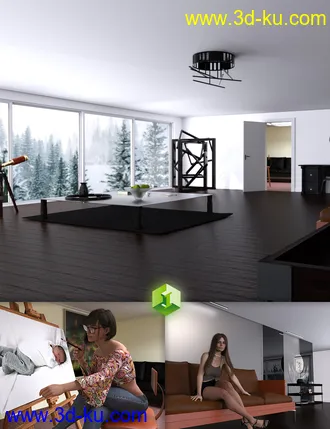 3D打印模型Artist Hideout的图片