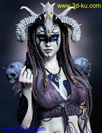 3D打印模型Ash Nuin For Genesis 8.1 Female的图片