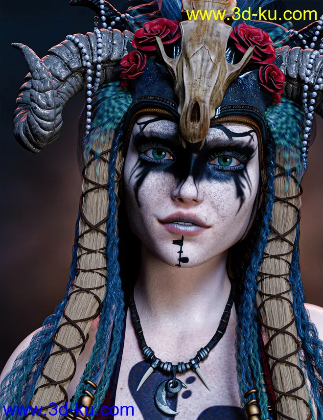 Ash Nuin For Genesis 8.1 Female模型的图片3