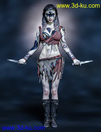 3D打印模型Ash Nuin For Genesis 8.1 Female的图片