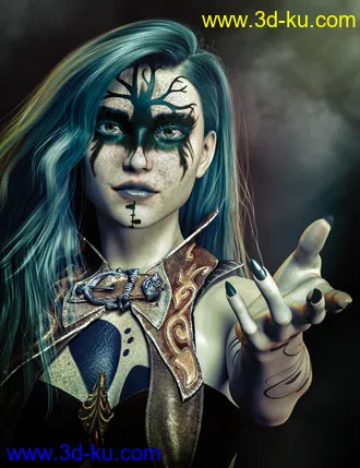 3D打印模型Ash Nuin For Genesis 8.1 Female的图片