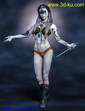 3D打印模型Ash Nuin For Genesis 8.1 Female的图片