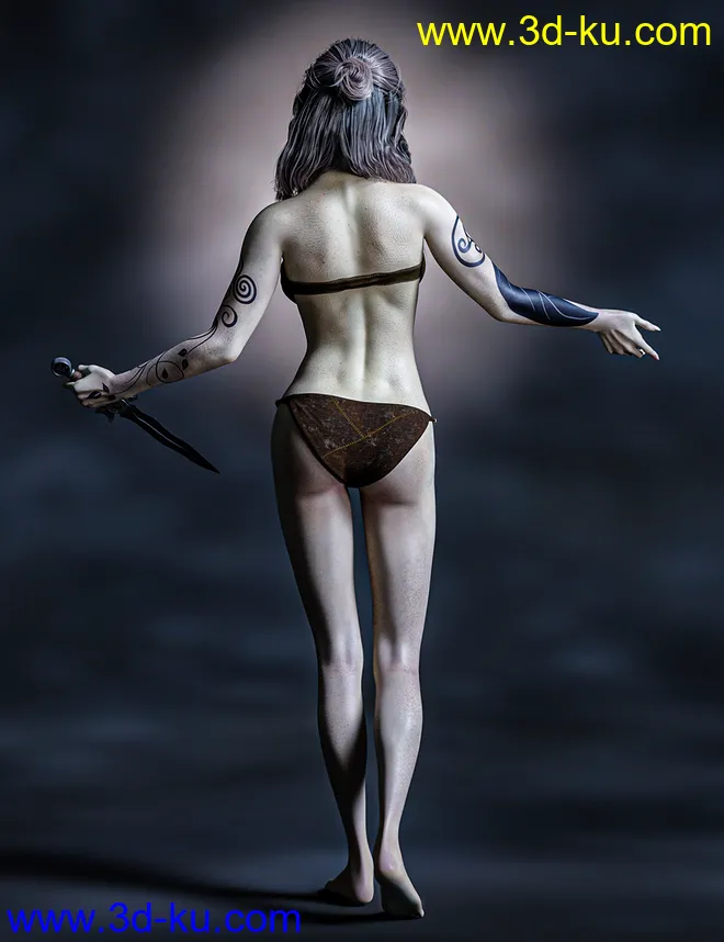 Ash Nuin For Genesis 8.1 Female模型的图片10