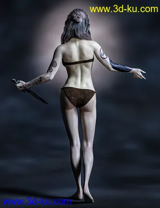 3D打印模型Ash Nuin For Genesis 8.1 Female的图片