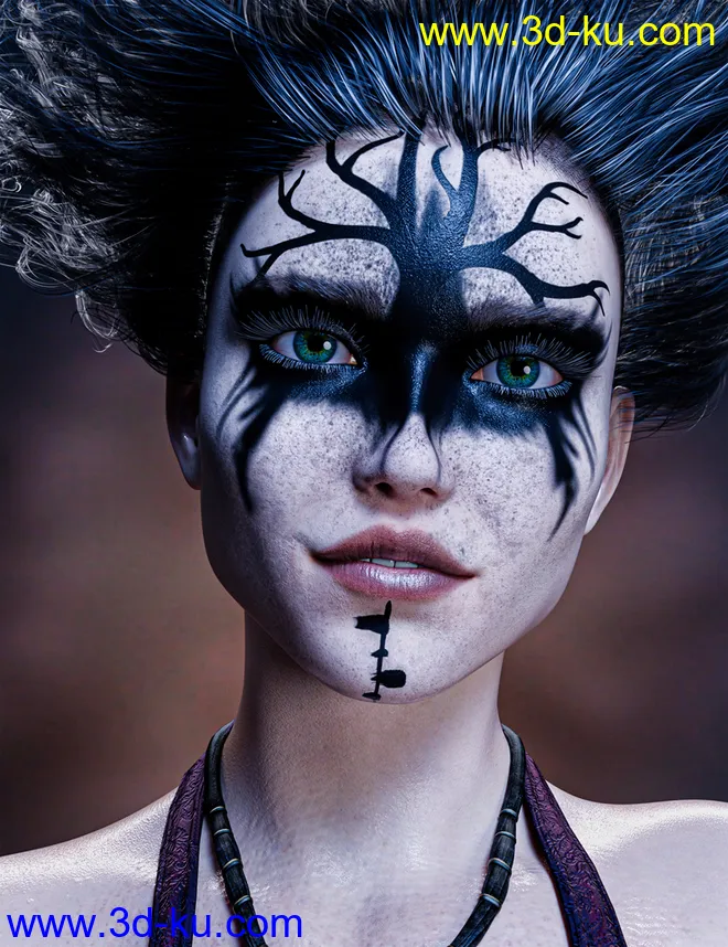 Ash Nuin For Genesis 8.1 Female模型的图片11