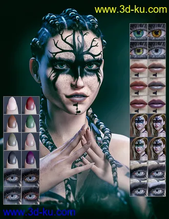 3D打印模型Ash Nuin For Genesis 8.1 Female的图片