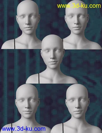 3D打印模型Asymmetry Merchant Resource for Genesis 8.1 Female的图片