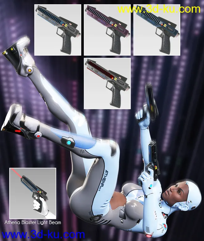 Athena HD Cyborg for Genesis 8.1 Female模型的图片8