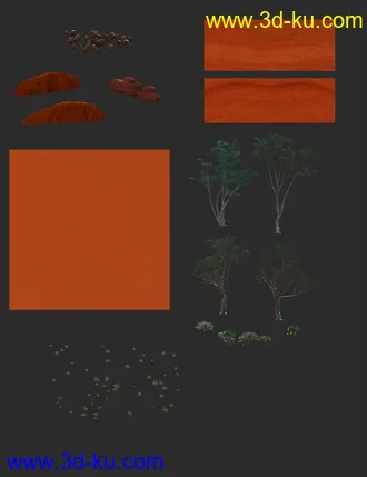 3D打印模型Australian Outback Environment的图片
