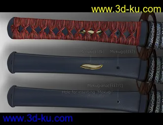 3D打印模型AW Katana KasenKanesada的图片