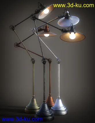 3D打印模型B.E.T.T.Y. Adjustable Floor Lamps的图片