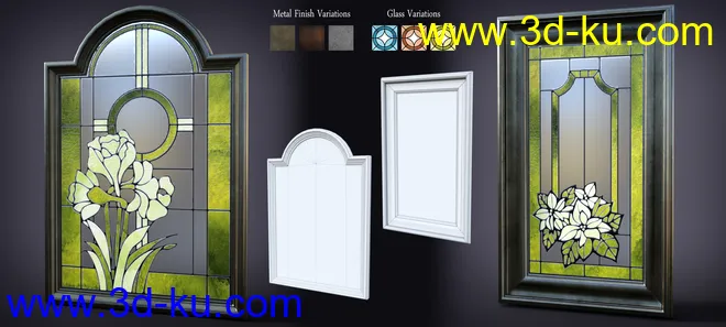 B.E.T.T.Y. Stained Glass Mirrors模型的图片3