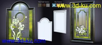 3D打印模型B.E.T.T.Y. Stained Glass Mirrors的图片