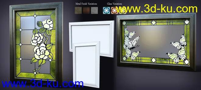 B.E.T.T.Y. Stained Glass Mirrors模型的图片8