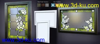 3D打印模型B.E.T.T.Y. Stained Glass Mirrors的图片