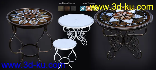 B.E.T.T.Y. Stained Glass Tables模型的图片5