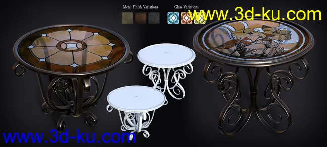 B.E.T.T.Y. Stained Glass Tables模型的图片7