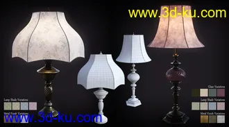 3D打印模型B.E.T.T.Y. Vintage Decor 03 Table Lamps的图片