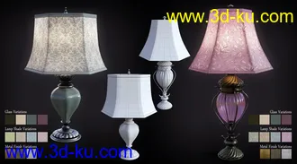 3D打印模型B.E.T.T.Y. Vintage Decor 03 Table Lamps的图片