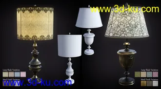 3D打印模型B.E.T.T.Y. Vintage Decor 03 Table Lamps的图片