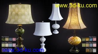 3D打印模型B.E.T.T.Y. Vintage Decor 03 Table Lamps的图片