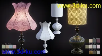 3D打印模型B.E.T.T.Y. Vintage Decor 03 Table Lamps的图片
