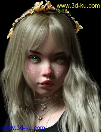 Baboo for Genesis 8 and Genesis 8.1 Female模型的图片1