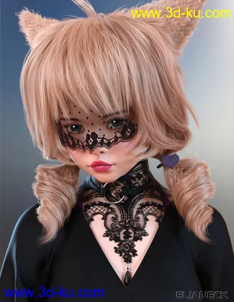 3D打印模型Baboo for Genesis 8 and Genesis 8.1 Female的图片