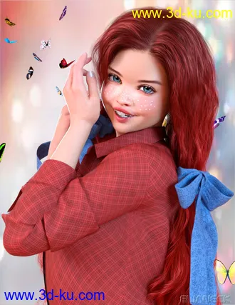 3D打印模型Baboo for Genesis 8 and Genesis 8.1 Female的图片