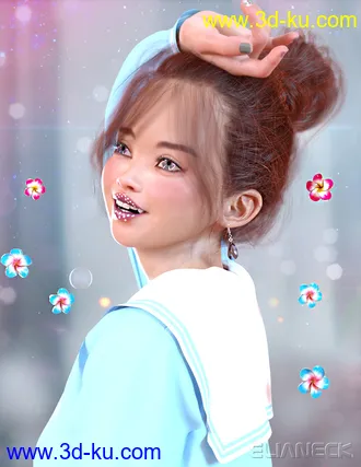 3D打印模型Baboo for Genesis 8 and Genesis 8.1 Female的图片
