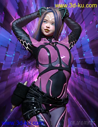 3D打印模型Baboo for Genesis 8 and Genesis 8.1 Female的图片