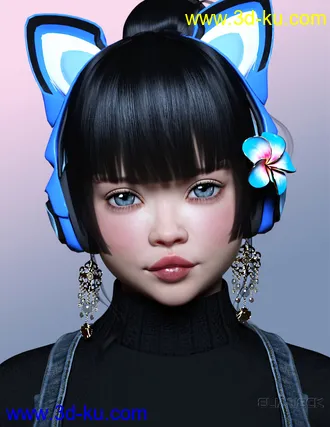 3D打印模型Baboo for Genesis 8 and Genesis 8.1 Female的图片