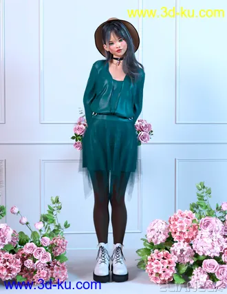 3D打印模型Baboo for Genesis 8 and Genesis 8.1 Female的图片