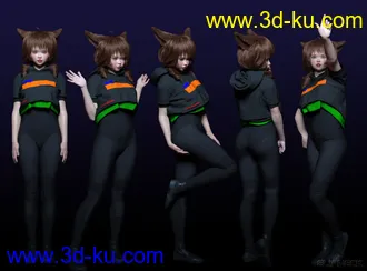 Baboo for Genesis 8 and Genesis 8.1 Female模型的图片23