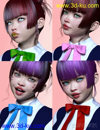 3D打印模型Baboo for Genesis 8 and Genesis 8.1 Female的图片