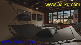 3D打印模型Bachelor's Hammock的图片