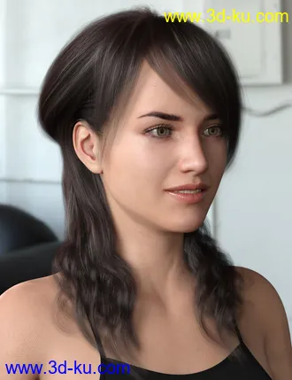 3D打印模型Back Updo Hair for Genesis 3 and 8 Female(s)的图片